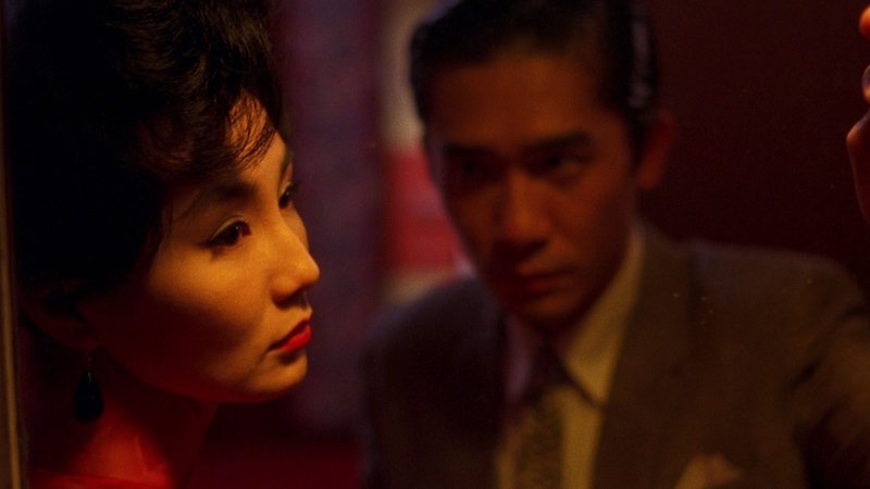 Maggie Cheung and Tony Leung