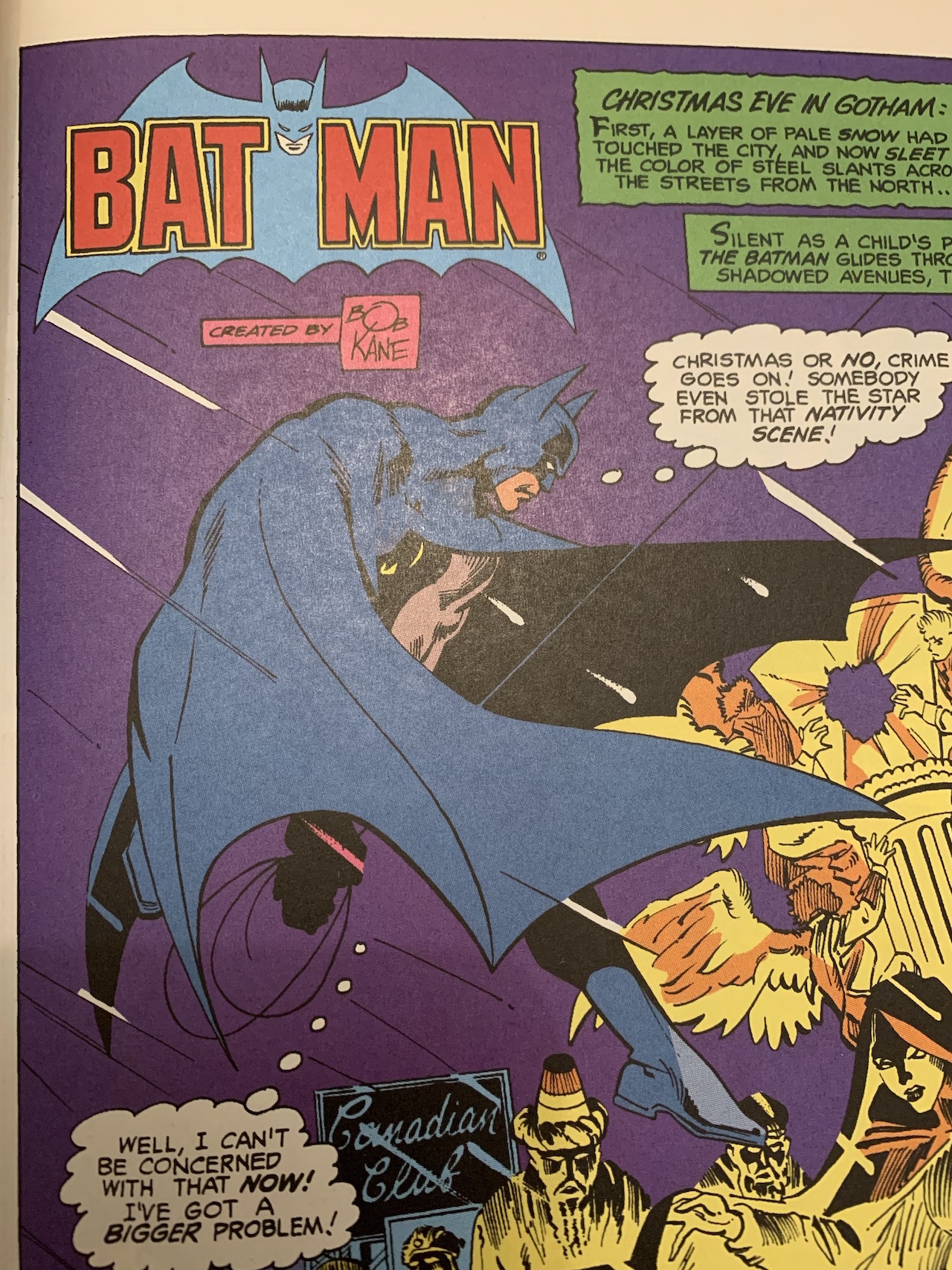 Frank Miller Batman in a Christmas tale