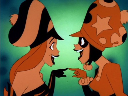 Harley and Ivy in animated form